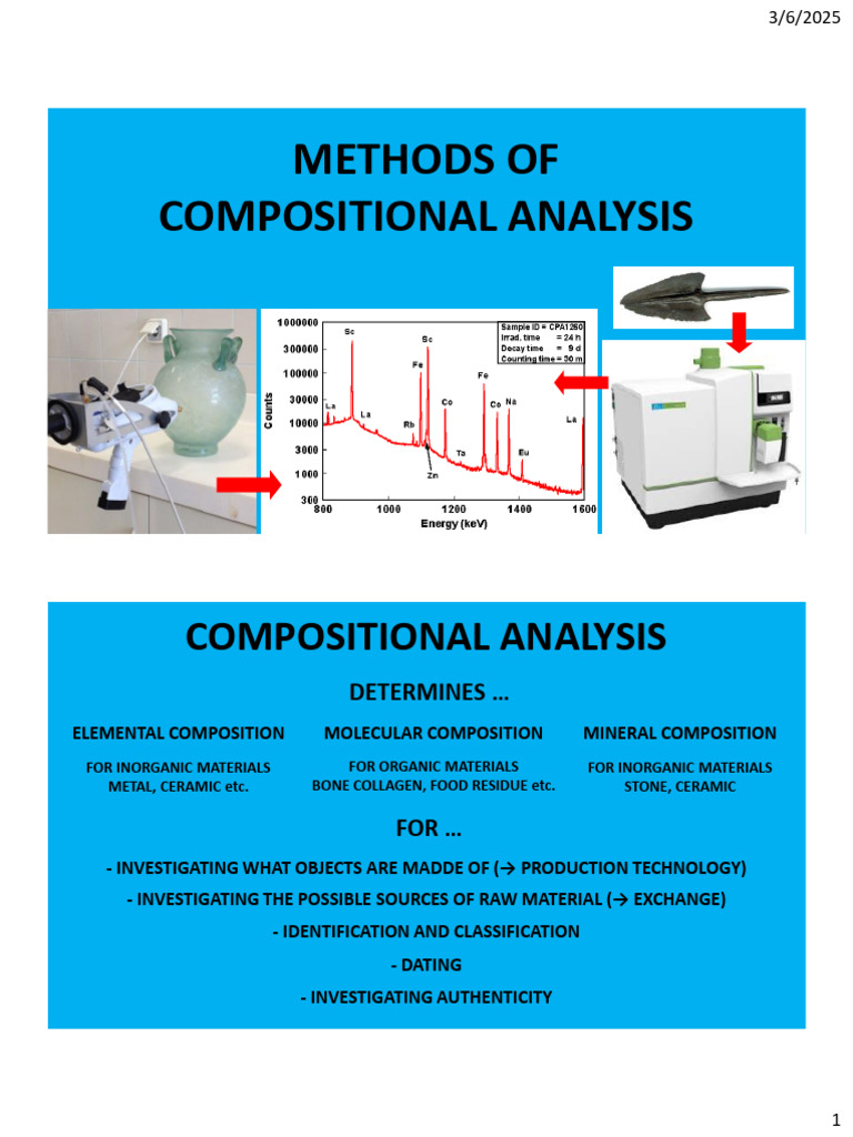 Lecture 5-Compositional Analysys | PDF | Spectroscopy | Emission Spectrum