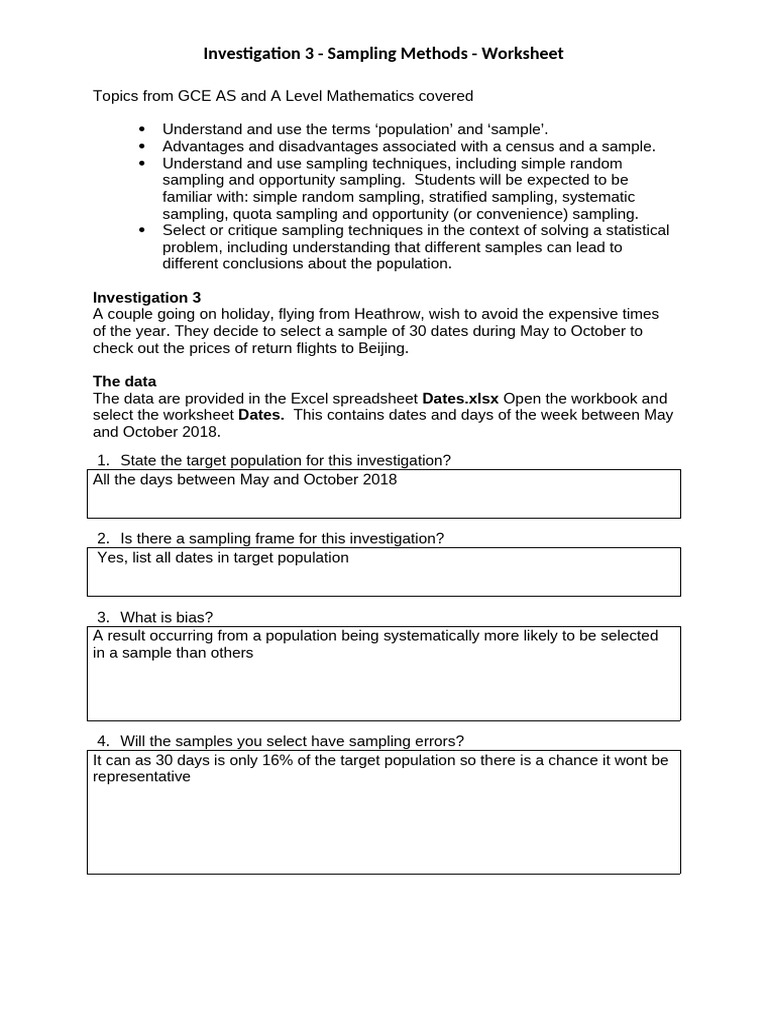 Large Data Set HW | PDF | Sampling (Statistics) | Techniques