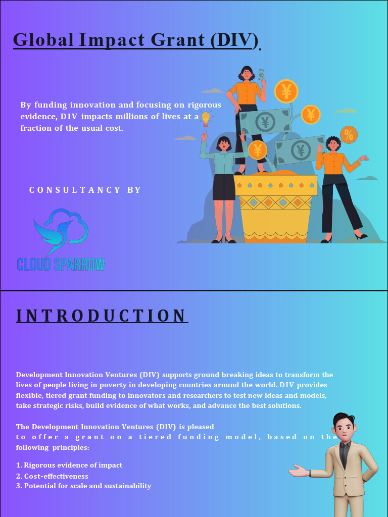 Global Impact Grant Overview | PDF | Innovation | Economies