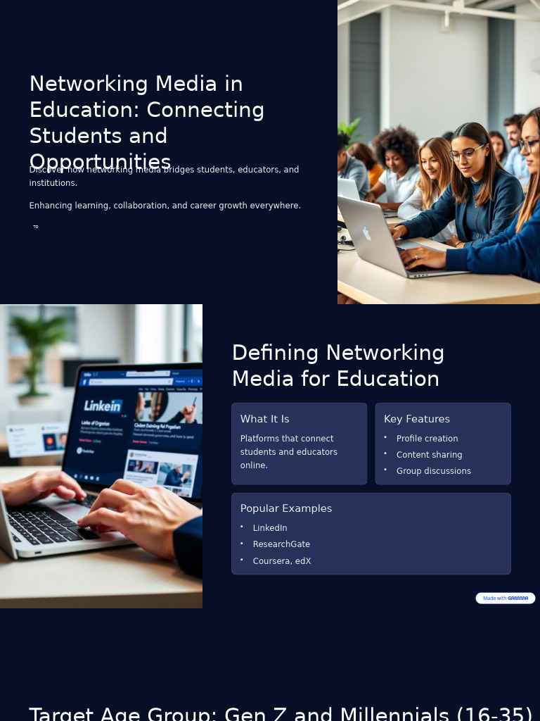 Networking Media in Education Explained | PDF | Mentorship | Learning