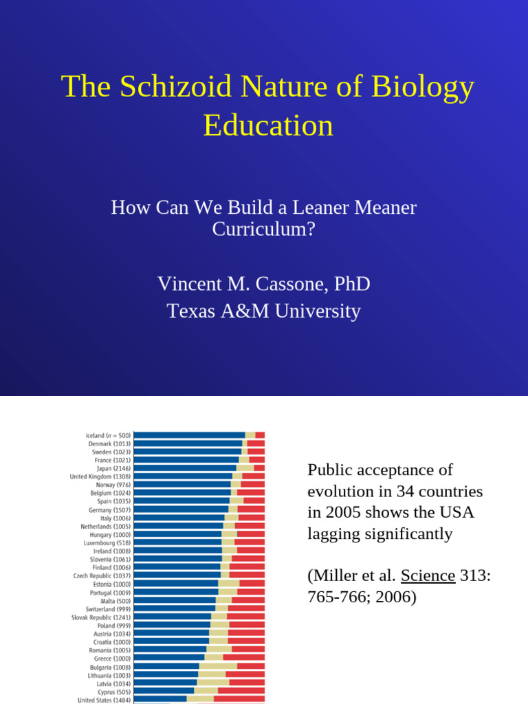 Biology Curriculum Reform Strategies | PDF | Genetics | Gene