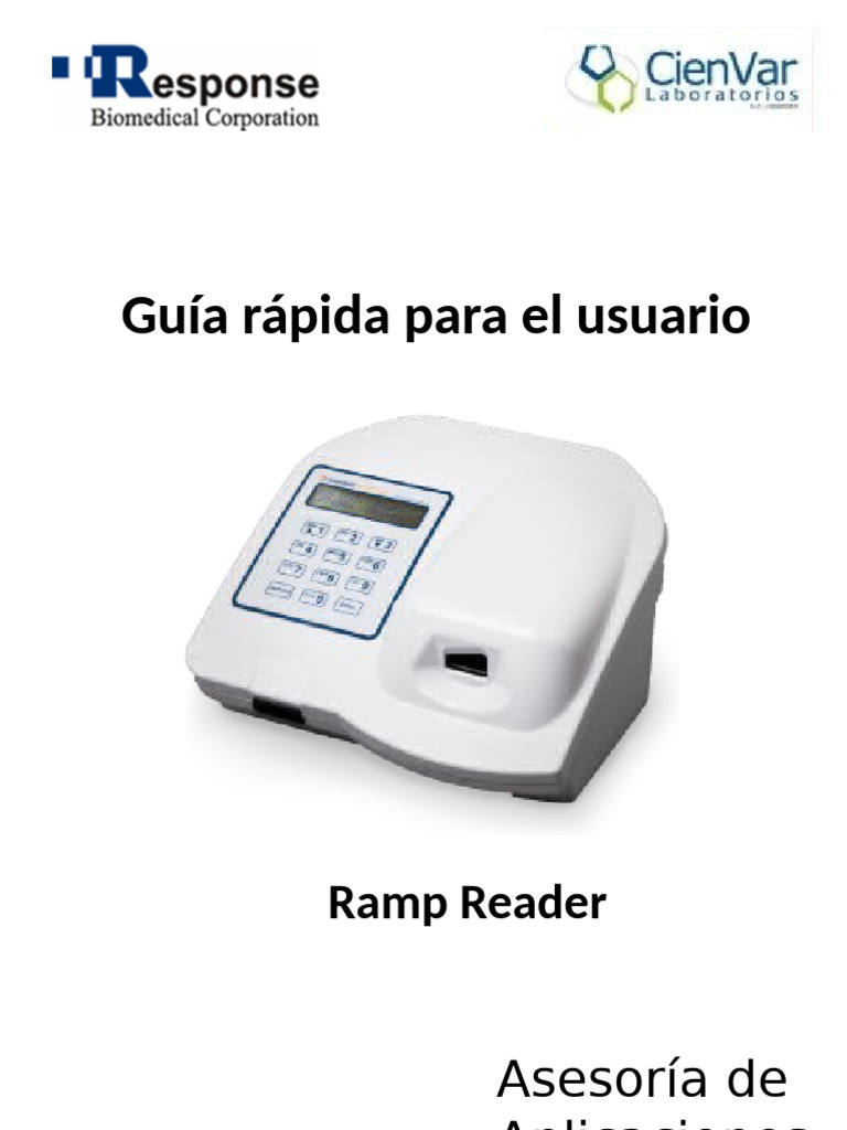 Guía de Uso del Ramp Reader | PDF