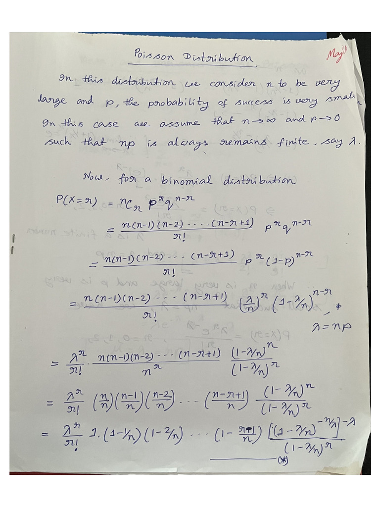 Poison Distribution | PDF