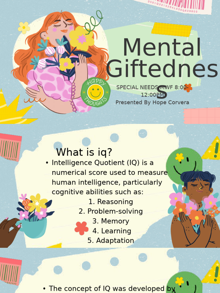 Understanding Mental Giftedness and Retardation | PDF | Intelligence ...