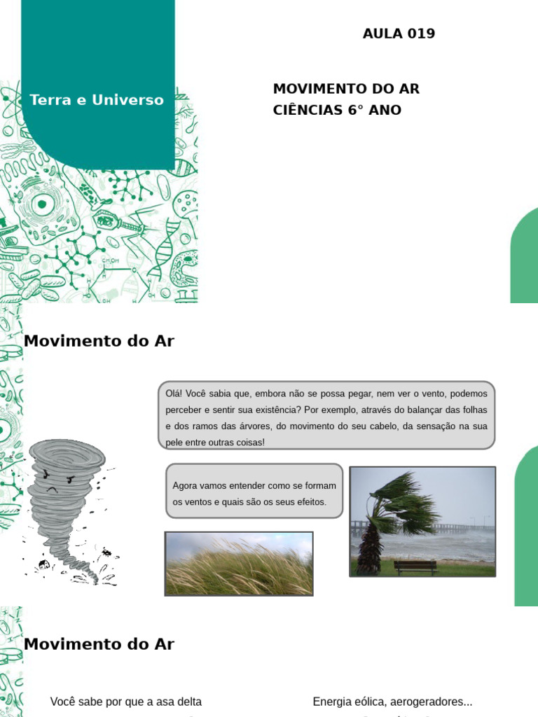 Aula 019 - Movimento Do Ar | PDF | Ferimento | Clima