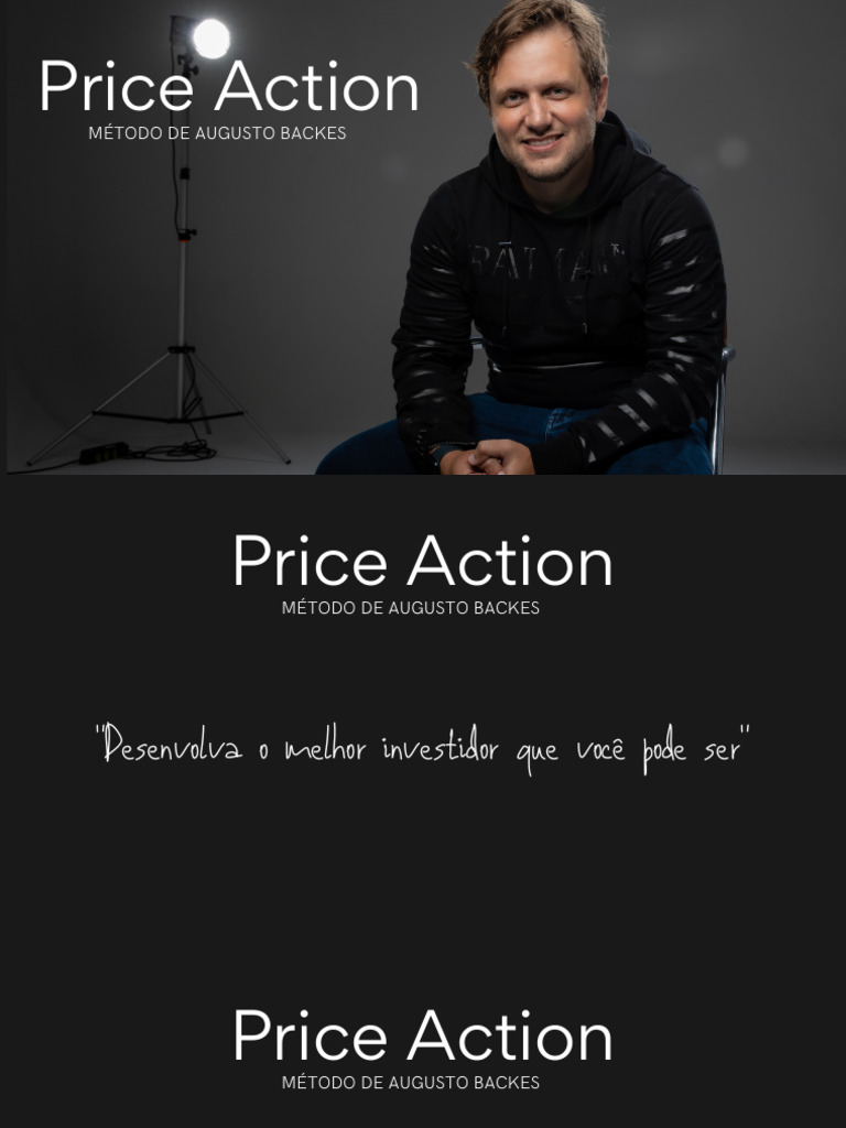 PRICE ACTION MÉTODO AUGUSTO BACKES - Modificado | PDF | Economia | Bitcoin
