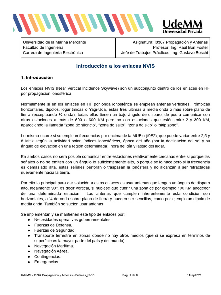 Enlaces NVIS: Propagación y Antenas | PDF | Antena (Radio) | Ingeniería ...