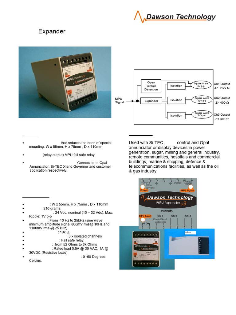 MPU Expander - Brochure v3 | PDF | Relay | Power Supply