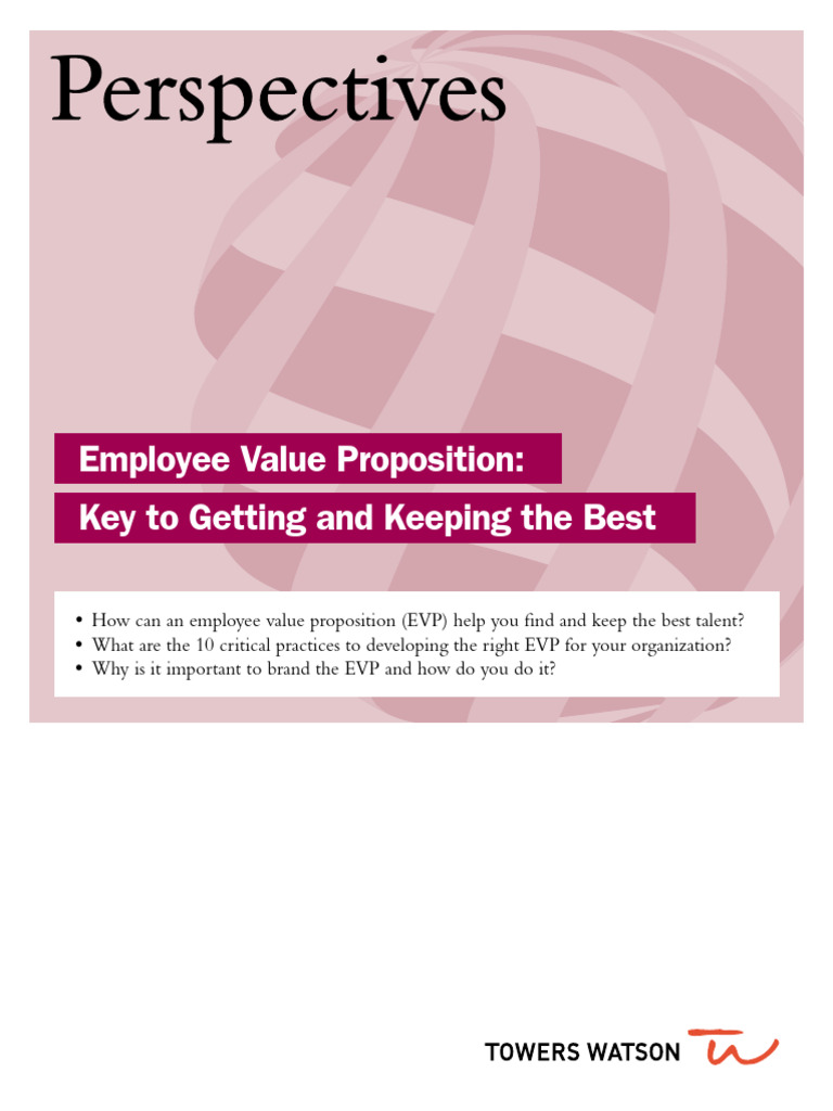 Optimizing Employee Value Proposition | PDF | Employment | Talent ...