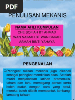 Tulisan Mekanis Baru