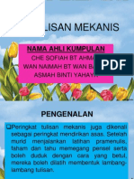 Tulisan Mekanis Baru