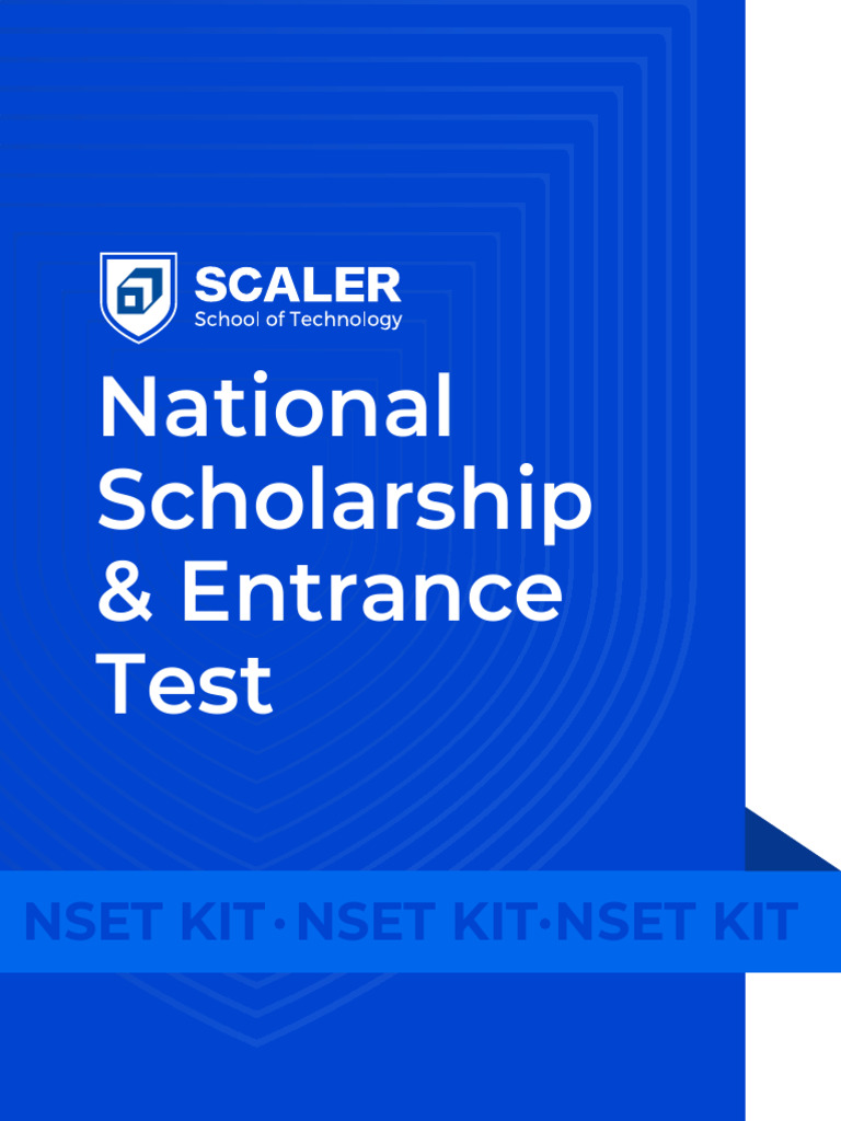 NSET Prep Kit and Scholarship Guide | PDF | Learning