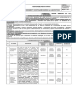 Control de Ingreso Al Lab Oratorio