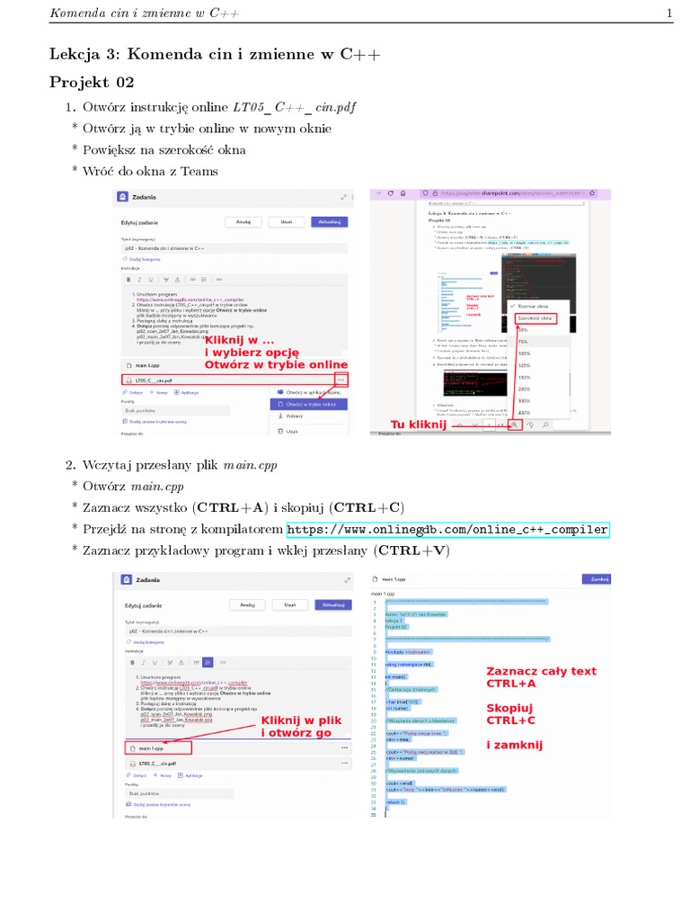 LT03 C++ Cin | PDF