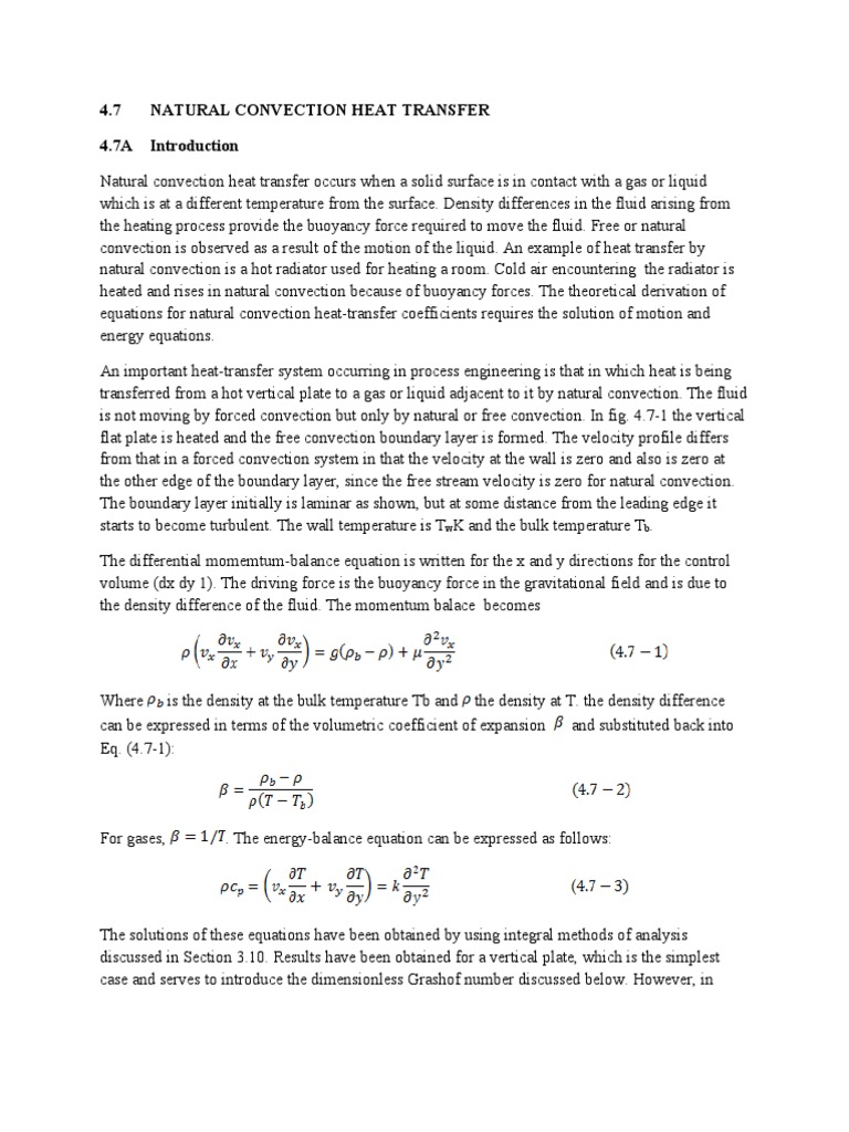 Natural Convection Heat Transfer Explained | PDF | Heat Transfer ...
