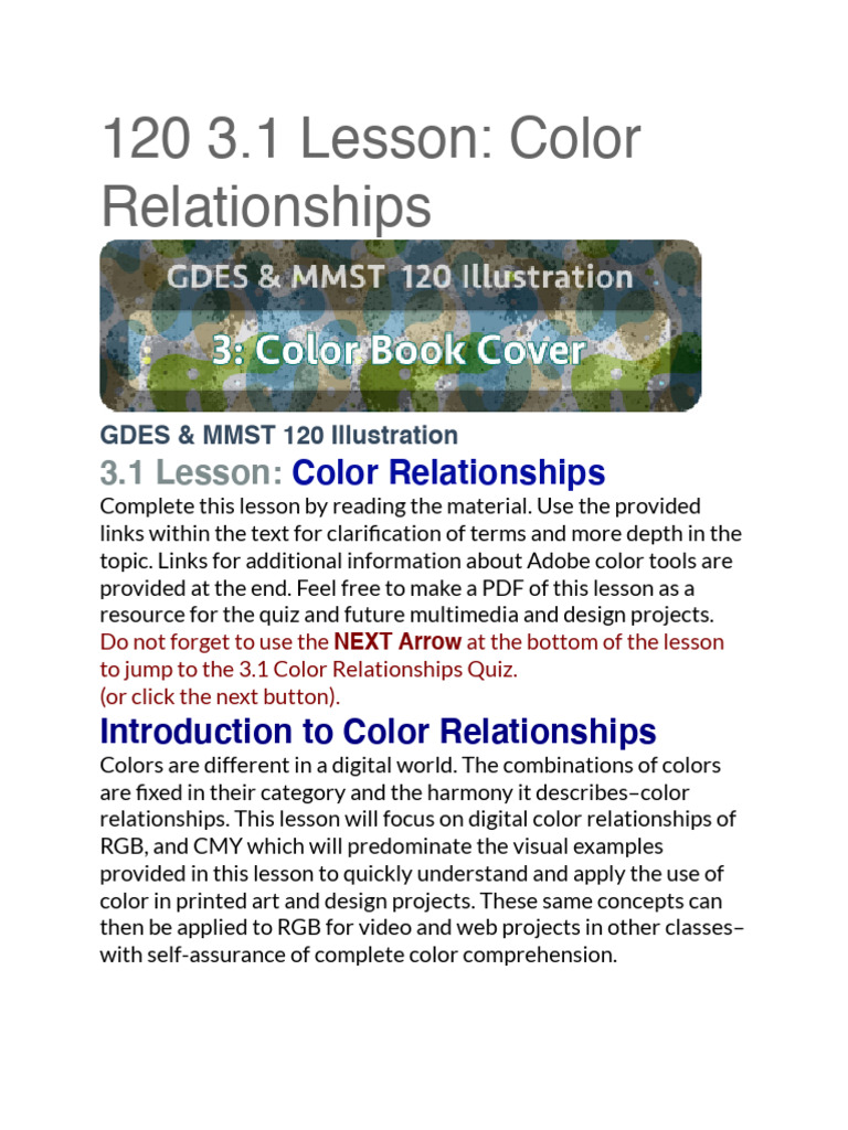 Understanding Digital Color Relationships | PDF | Color | Rgb Color Model