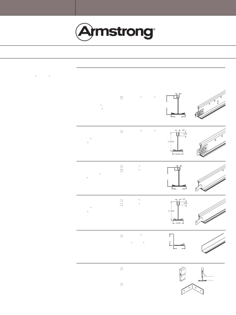 Armstrong Clean Room Grid Systems | PDF | Building Engineering ...