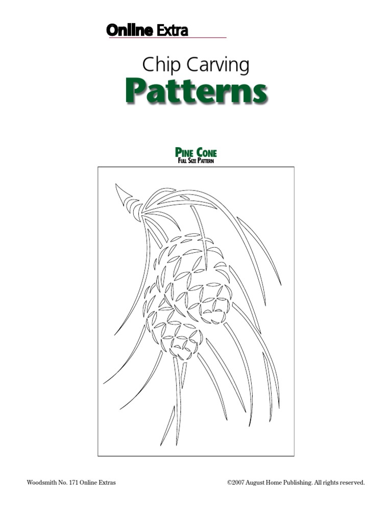 Chip Carving Patterns | PDF