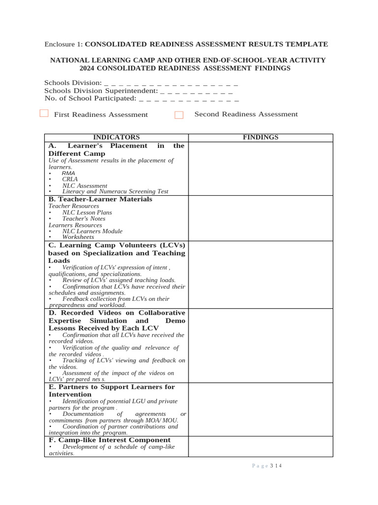 Enclosure 1:: Pa Ge | PDF | Teachers | Behavior Modification