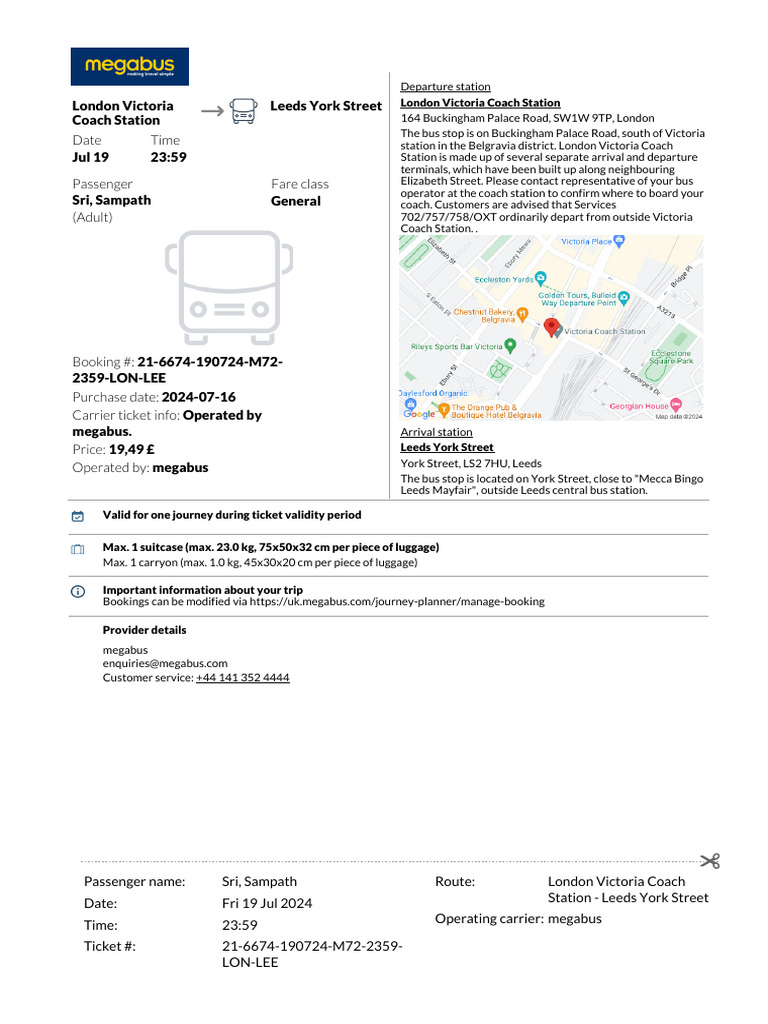 Megabus Trip: London to Leeds | PDF | Bus Transport | Transport
