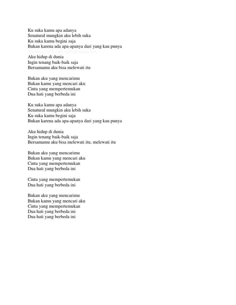 Lirik Lagu D Masiv Natural Lyrics Pdf