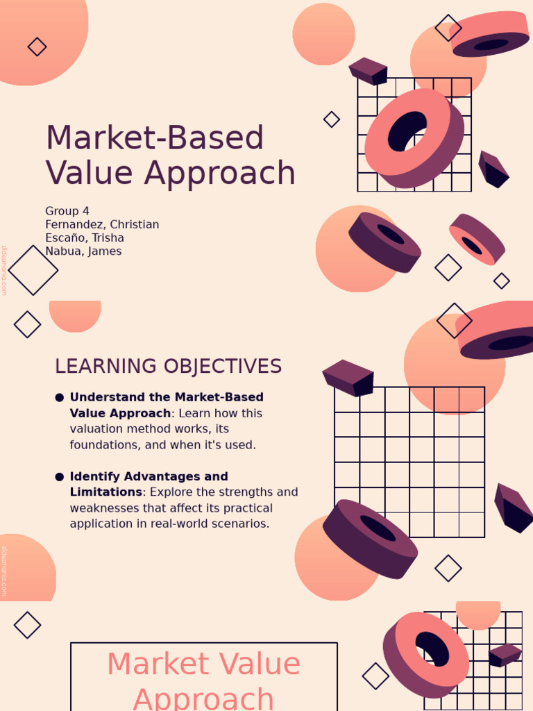 Market Based Value Approach Group 4 | PDF | Valuation (Finance ...