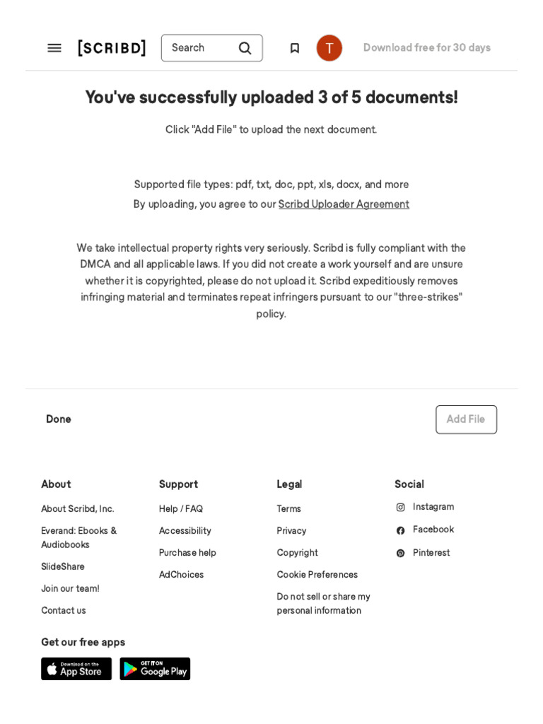 Succesful Upload | PDF