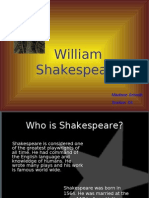 William Shakespeare: Madison Schmitt Section .04