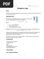 Spring Balance Experiment Setup Guide | PDF