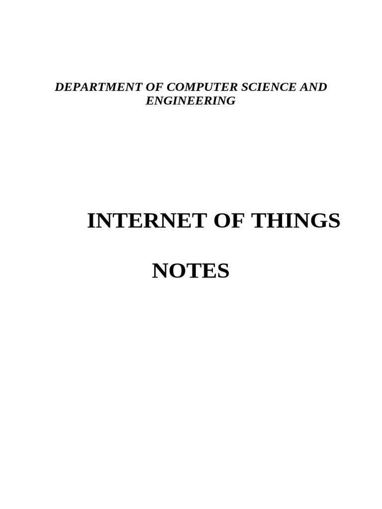 IoT Fundamentals and Protocols Overview | PDF | Internet Of Things ...