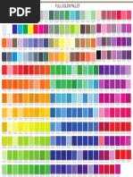 Códigos de Color en Corel Draw | PDF | Azul | Procesamiento de imágenes
