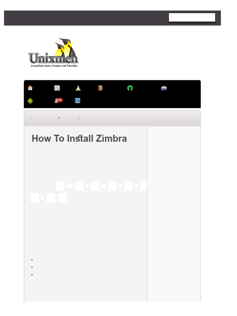 How To Install Zimbra Collaboration Suite 8.6.0 On CentOS 7 - Unixmen ...