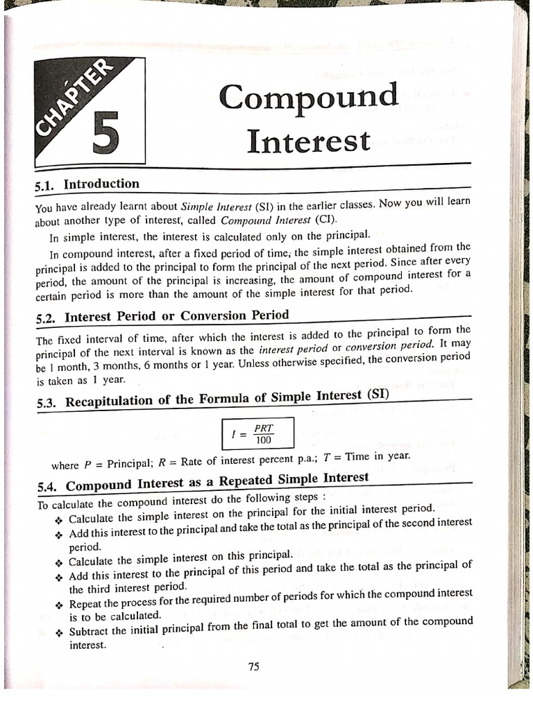 Compound Interest | PDF
