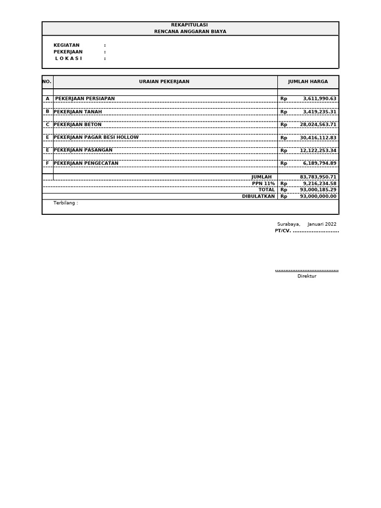 Rab Pagar Raci | PDF