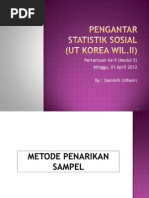 Download Pengantar Statistik Sosial_Pertemuan 5 by Idham Ssi SN87996516 doc pdf