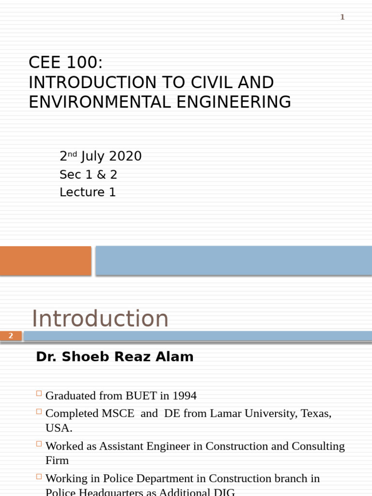 Introduction to Civil Engineering Concepts | PDF | Geotechnical ...