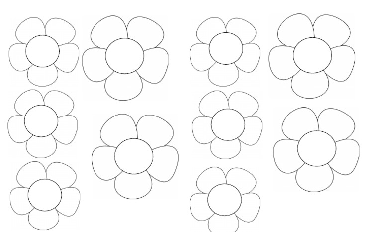 Flower Line Drawing | PDF