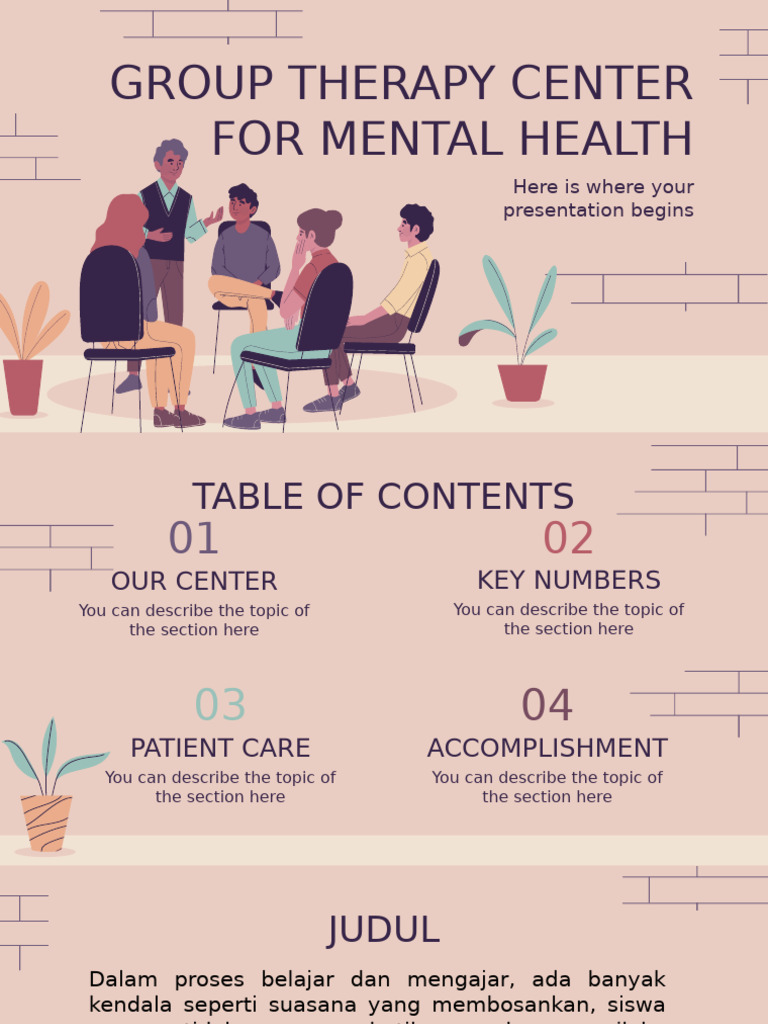 Group Therapy Center For Mental Health by Slidesgo | PDF | Planets ...