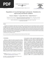 Download Degradation of Recycled High-impact Polystyrene by Helena Reis March SN87999123 doc pdf