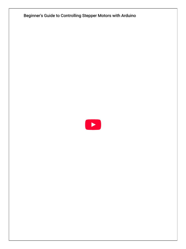 Control Stepper Motors with Arduino_ Absolute Beginner's Guide | PDF