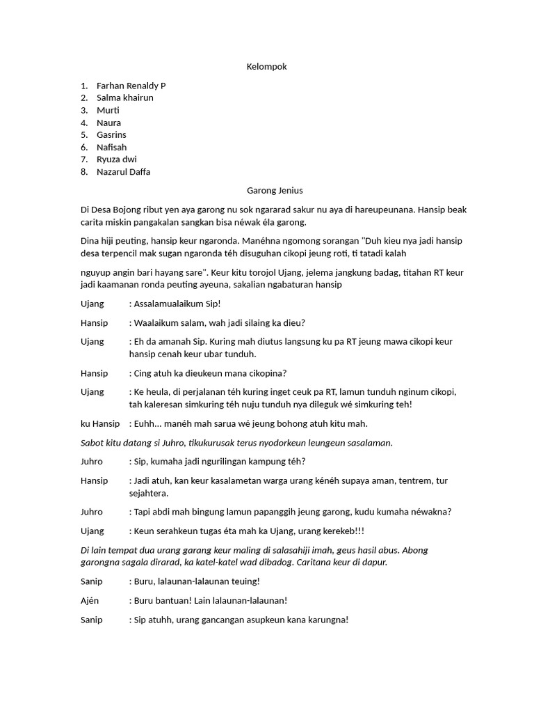Sunda Text Belum Fix | PDF