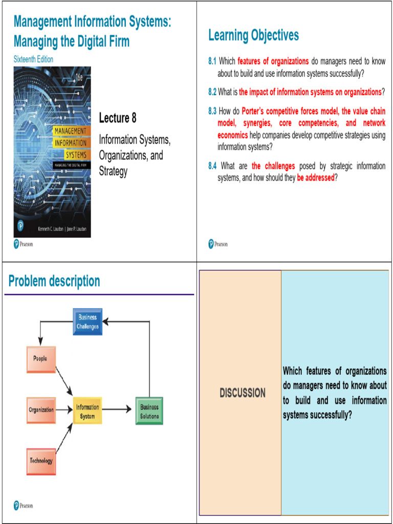 Lecture 8-Informaiton System | PDF | Strategic Management | Business