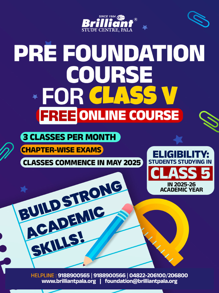 Pre Foundation Brochure Feb 19 | PDF