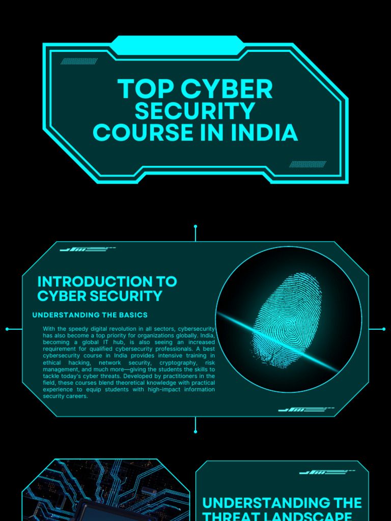 Top Cybersecurity Course in India | PDF | Security | Computer Security