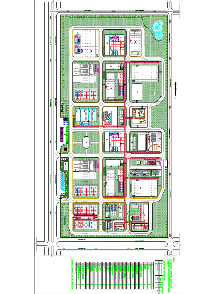 Site Layout and Infrastructure Data | PDF