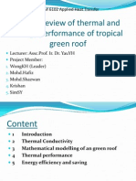 Critical Review of Thermal and Energy Performance of Tropical Green Roofs
