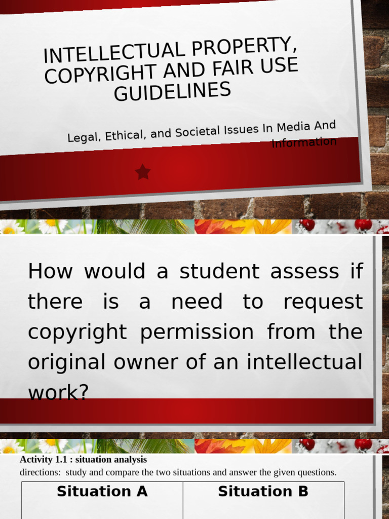 Copyright and Fair Use Guidelines | PDF | Copyright | Fair Use