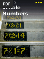 MATH LESSON 1-Whole Numbers and Operations | PDF | Division ...