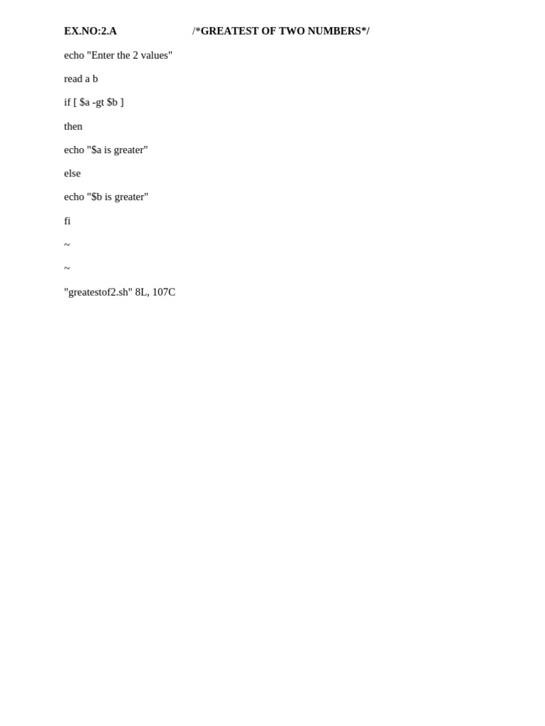 Shell Scripts for Basic Programming Tasks | PDF | Computer Architecture ...