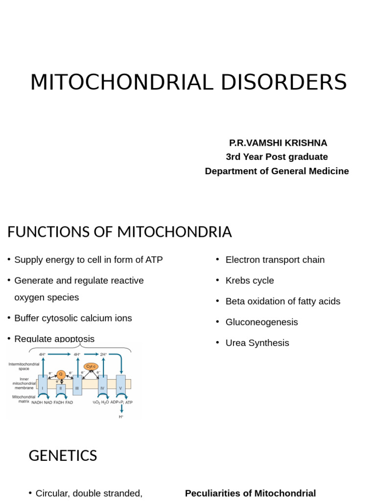 Mitochondrial Disorders | PDF | Mitochondrial Dna | Mitochondrion